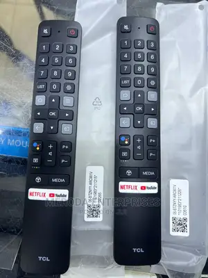 TCL Long Remote Black With Youtube, Netflix and Media