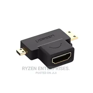 UGREEN Micro HDMI Male + Mini HDMI Male to HDMI Female.