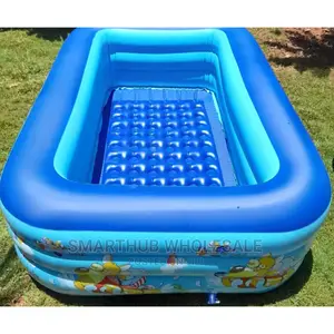 Inflatable Baby Pool With Manual Pump*Size 2.5x1.68x1.02*