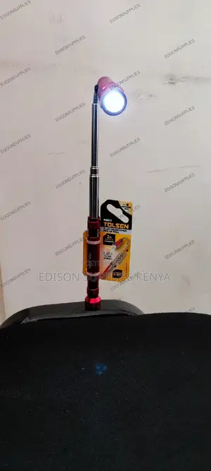 Tolsen Telescopic Pick Up Tool With 2 Magnet Ledtorch Light