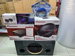 Pioneer 1600 Watts Double Coil Complete Car Audio System