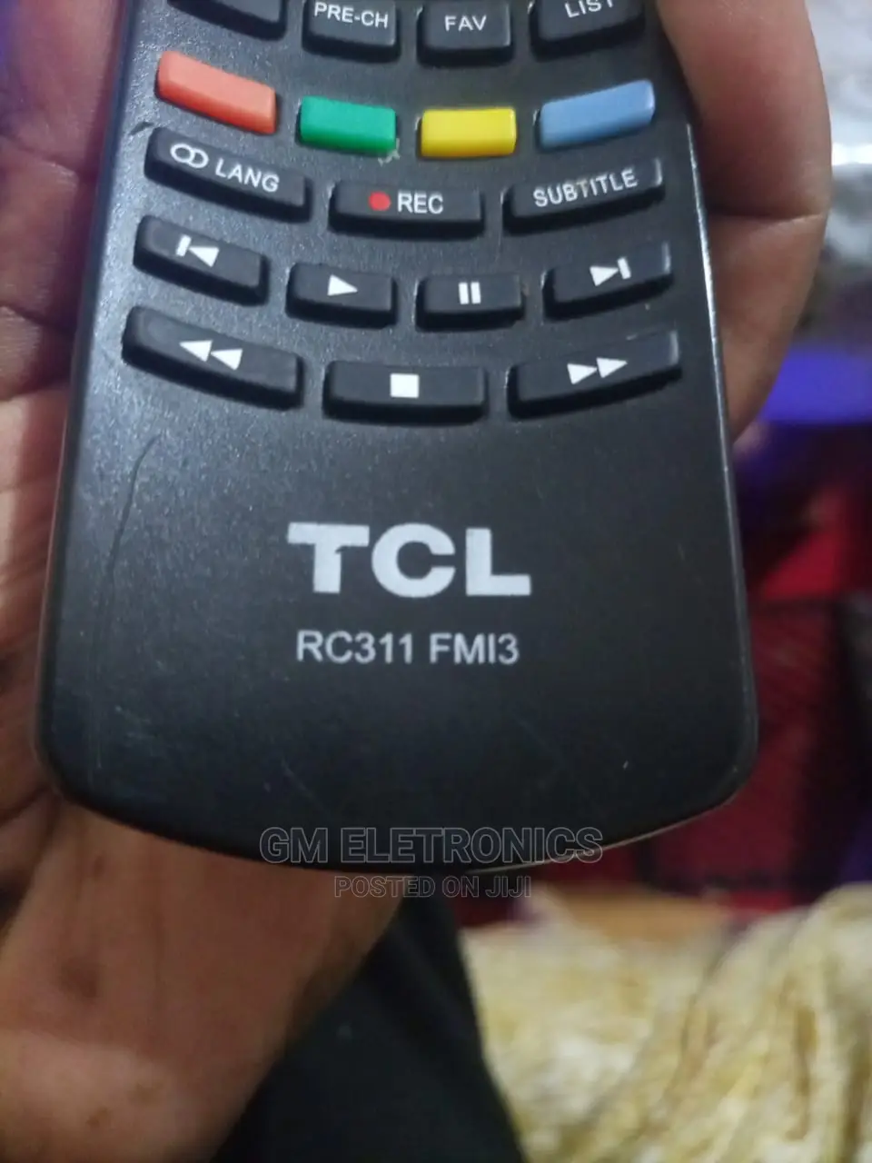 TCL Rc311 Fm13 Replacement Remote.