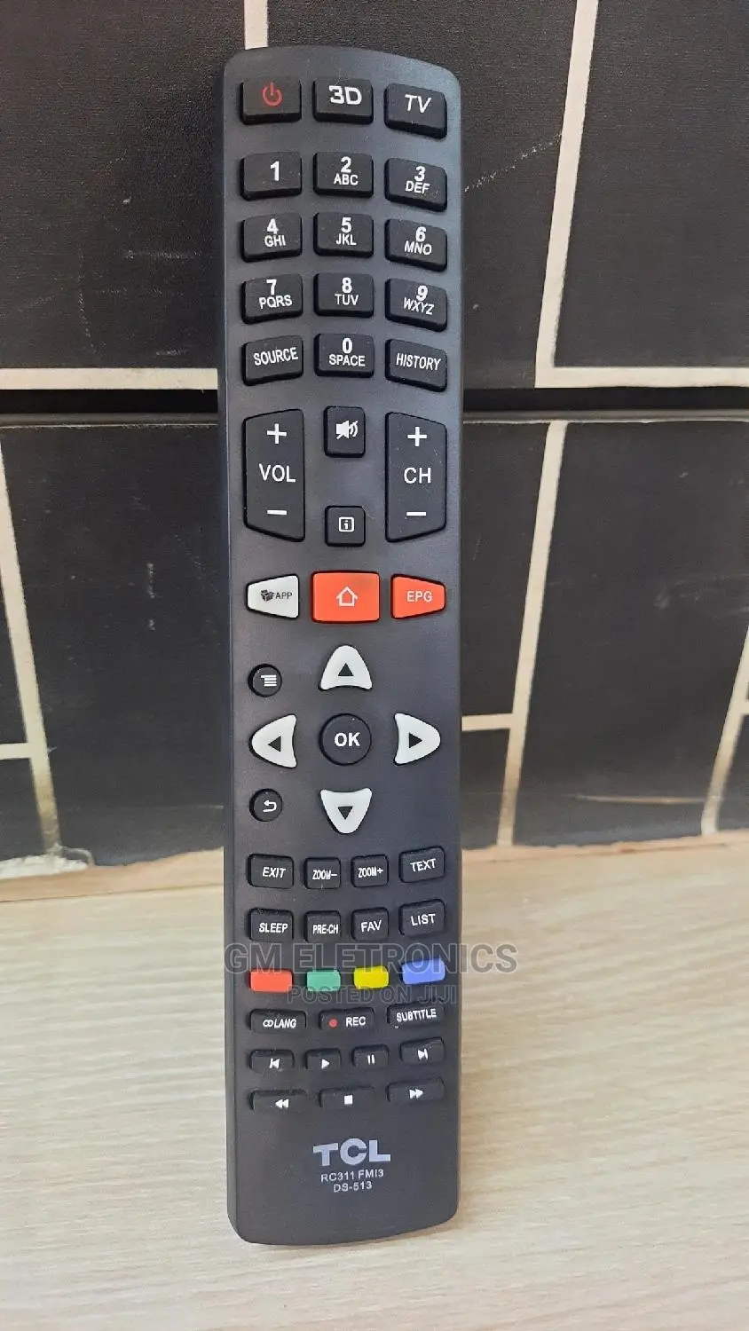 TCL Rc311 Fm13 Replacement Remote.