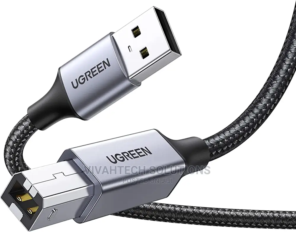 UGREEN USB 2.0 AM to BM Printer Cable 1.5m (Black)