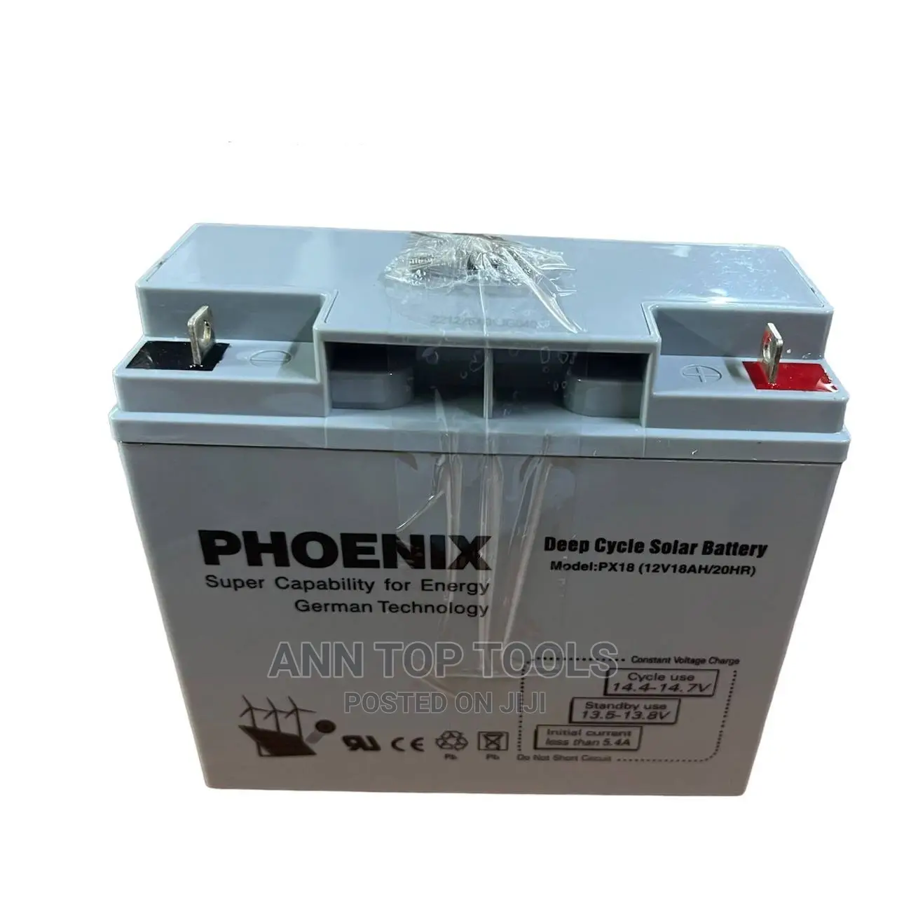 Phoenix 12v18ah Deep Cycle Solar Battery