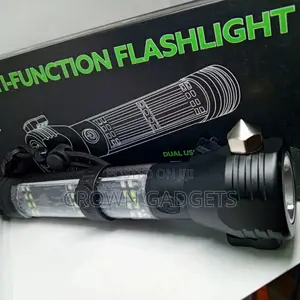 Multi Function Solar Escape Flashlight Torchlight