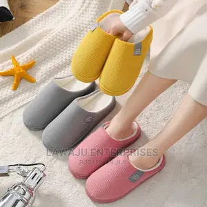 Warm Adult Cotton Slipons Slides