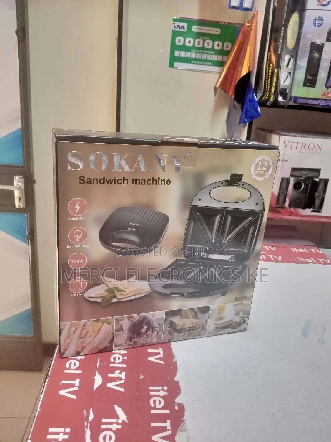 Sokany 2 Slice Automatic Bread Toaster