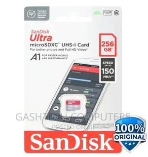 ~ Sandisk 256GB Microsd CLASS 10 120mb/Ps ^~