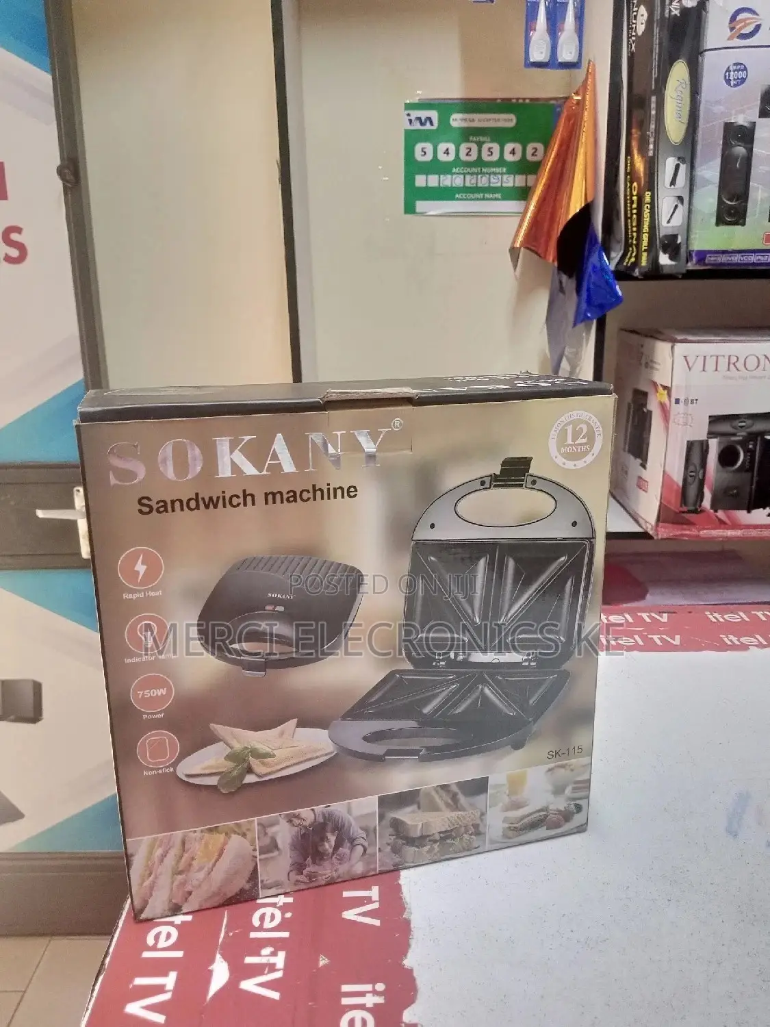 Sokany 2 Slice Automatic Bread Toaster