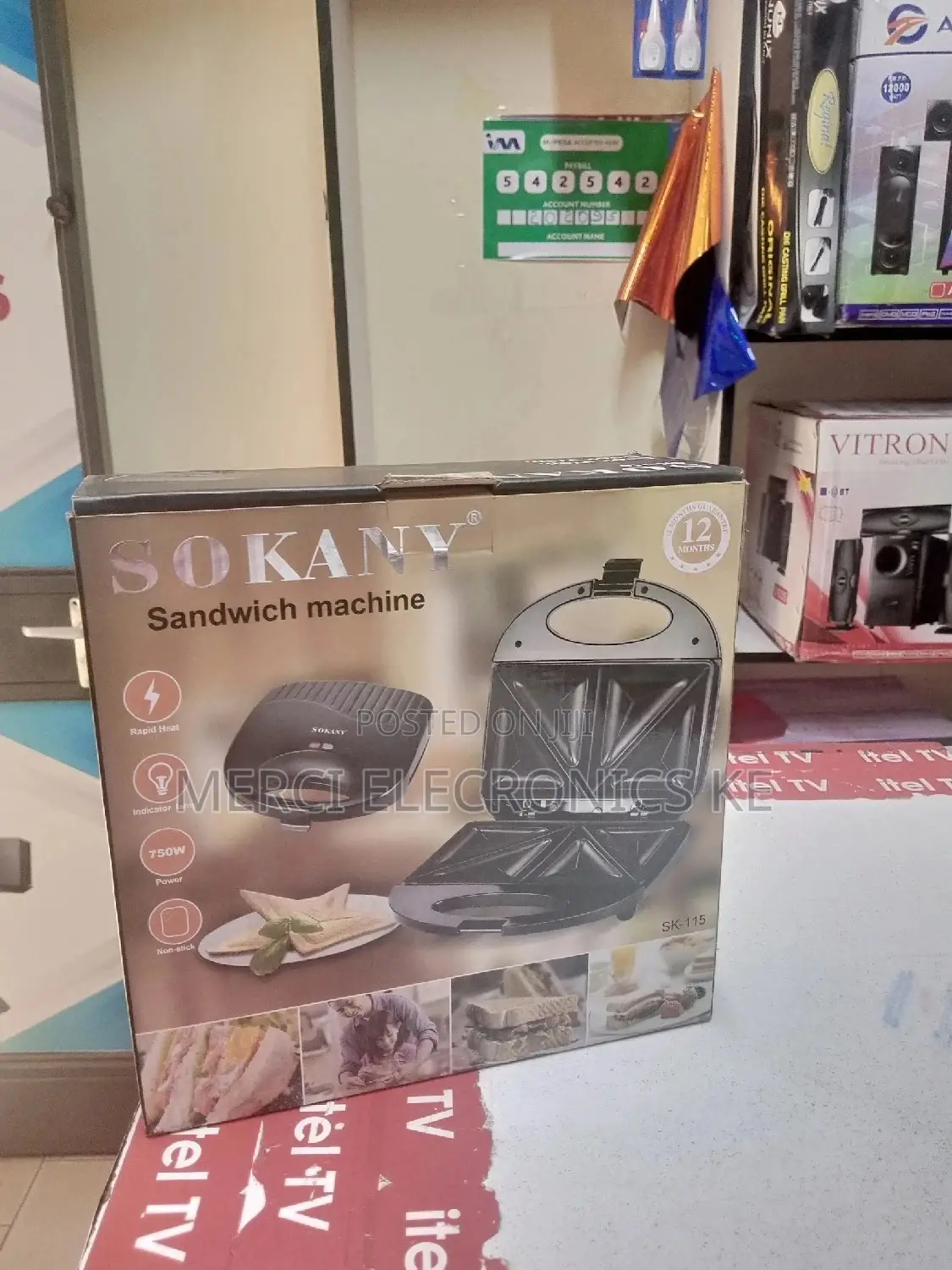 Sokany 2 Slice Automatic Bread Toaster