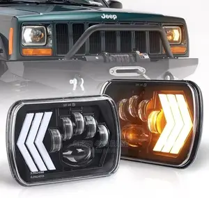5x7 INCH LED Headlights, JEEP, HILUX (Old Shape)