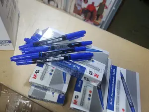 Premium Slim Permanent Marker Pens Black, Blue, Red, Green