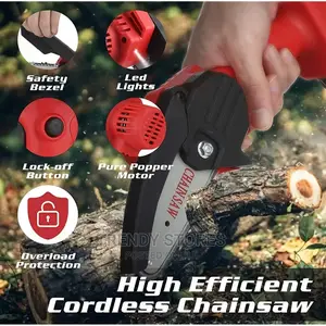 Electric Cordless Chainsaw Cutting Tool