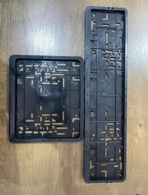 Oblong and Square Black Digital Plates Holder