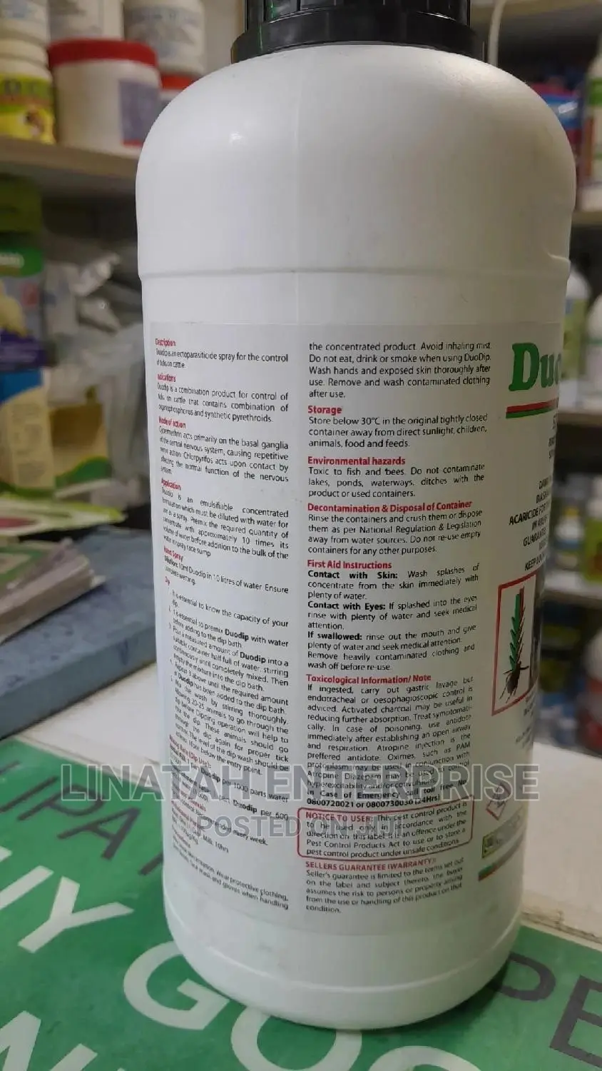 Duodip 55%Ec Acaricide 1litre