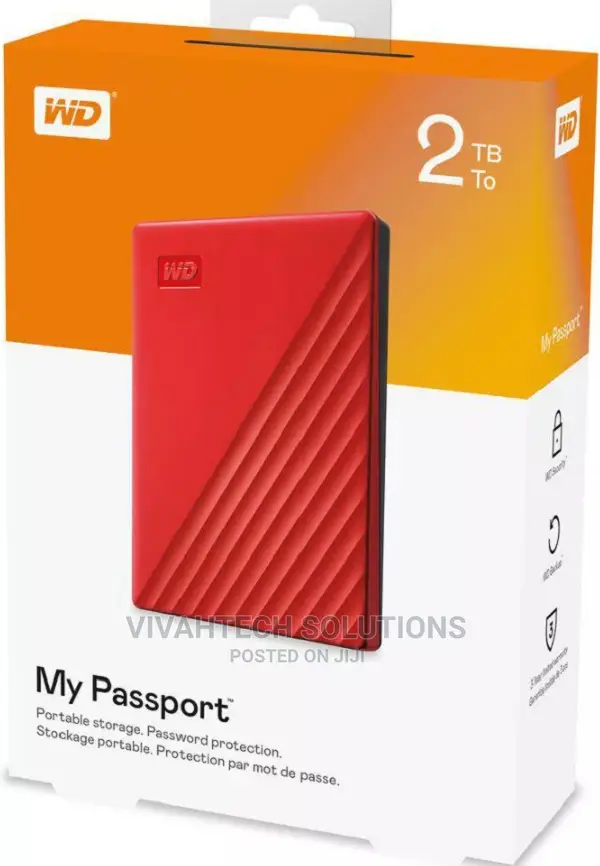WD External HDD My Passport 2TB