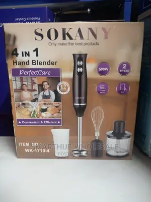 Hand Blender 4in1 Brand Sokany