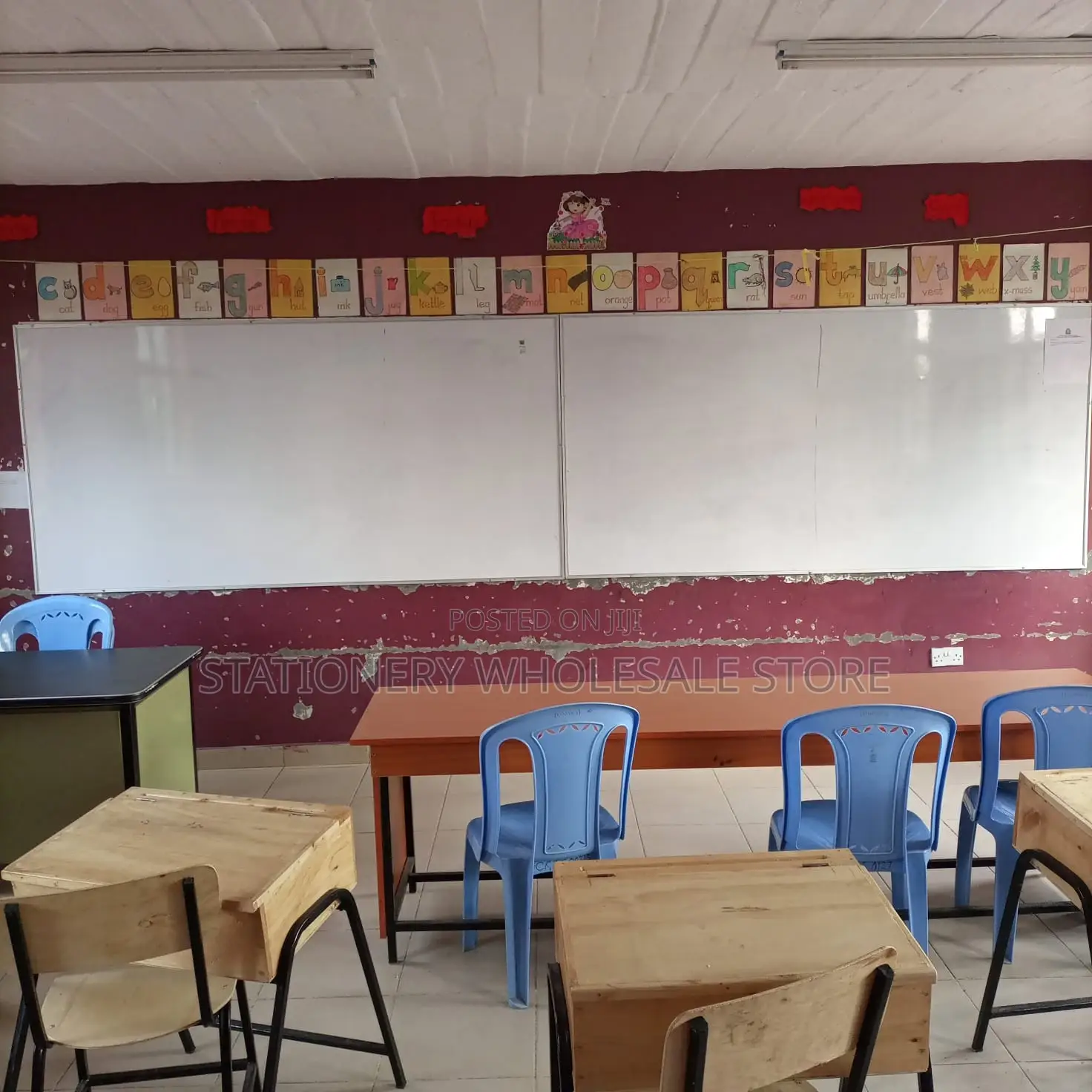Whiteboard White Board Heavy Duty for Schools 8'x4'