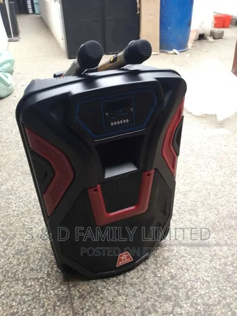 Borl Powered Speaker 15 Inch With Bluetooth