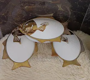 Gold Rimmed Fish Shaped