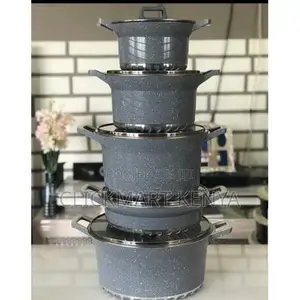 Cooking Pots Set Granite Non-Stick Cookware Set Pots Sufuria