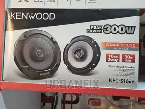 Kenwood 300 Watts KFC-S1666 6 Inch Round Midrange Speakers