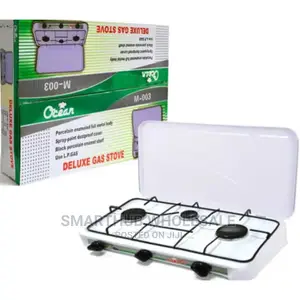 Ocean Deluxe 3-Burner White Gas Stove