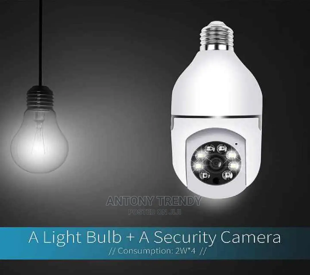 Bulb CCTV Security Wifi IP Camera