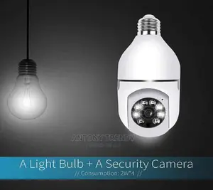 Bulb CCTV Security Wifi IP Camera
