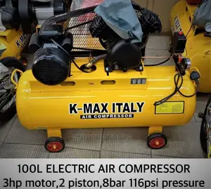 Kmax Italy 100ltrs 2piston 3hp Motor Electric Air Compressor