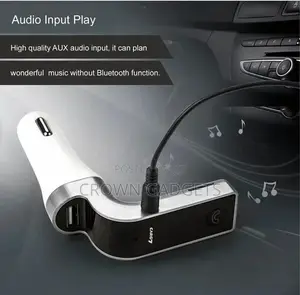 Car G7 4-in-1 Hands Free Wireless Bluetooth FM Transmitter