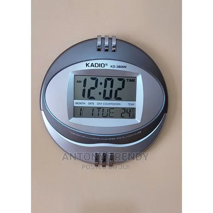 Kadio Wall Clock Modern Design Digital