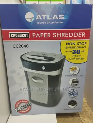 Atlas Cc2040 Crosscut Paper Shredder 20 Sheets as-S2-Cc2040