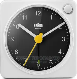 Braun Bc02x Classic Analogue Travel Alarm Clock