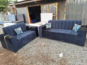 Black 5 Seater Sofa
