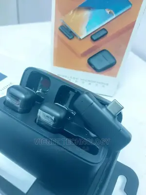 Vlog Dual Wireless Usb-C Lavalier Microphone