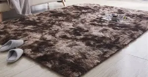 Black Fluffy Carpet