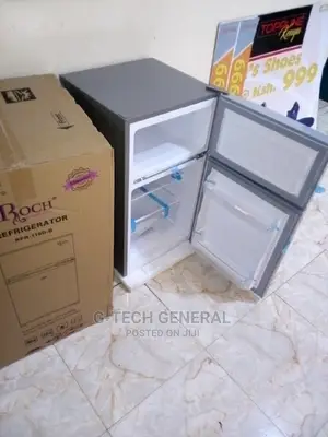 Roch Mini Fridge 85l Double Door Refrigerator