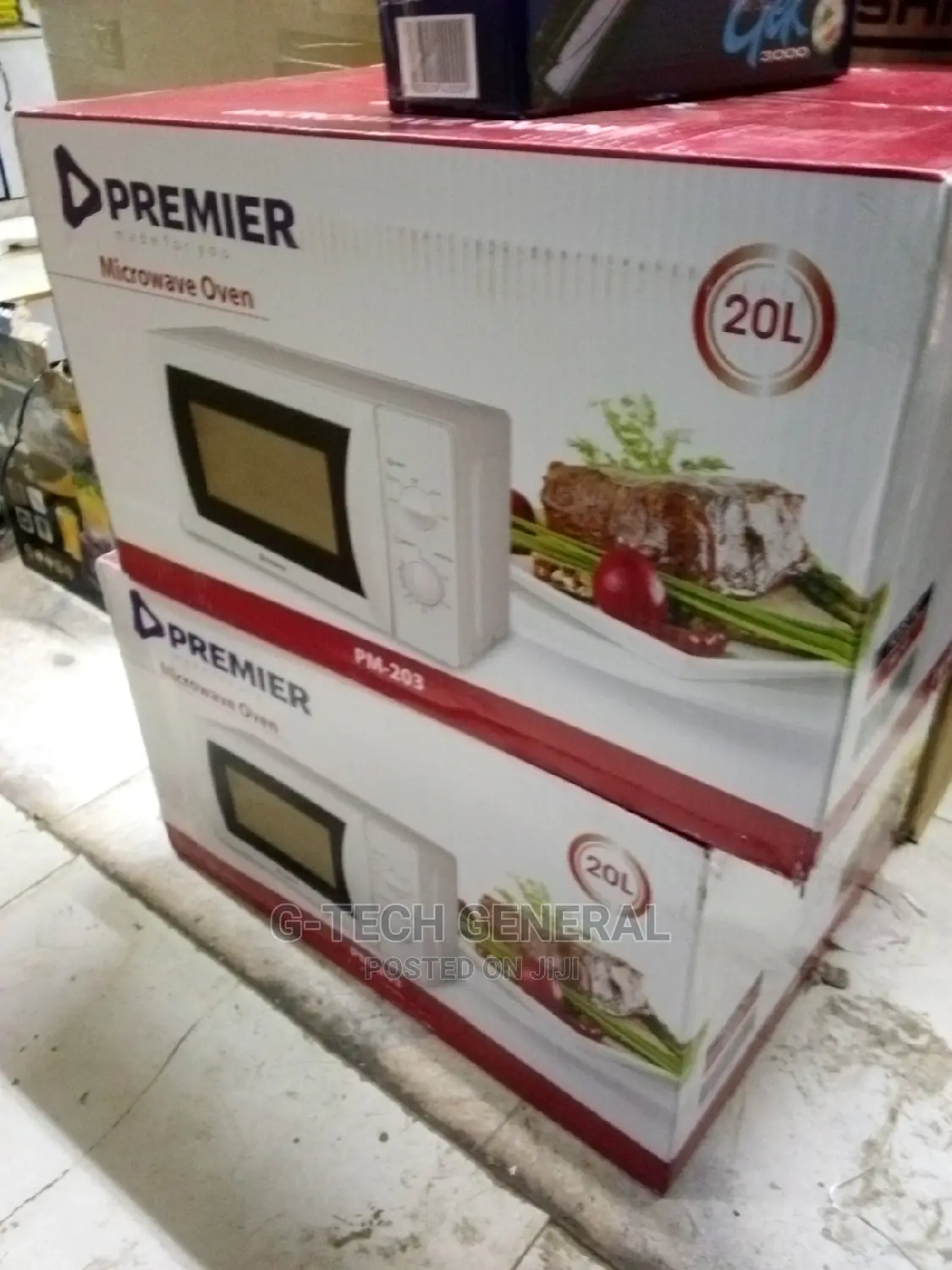 Premier 20l White Microwave (Knob)