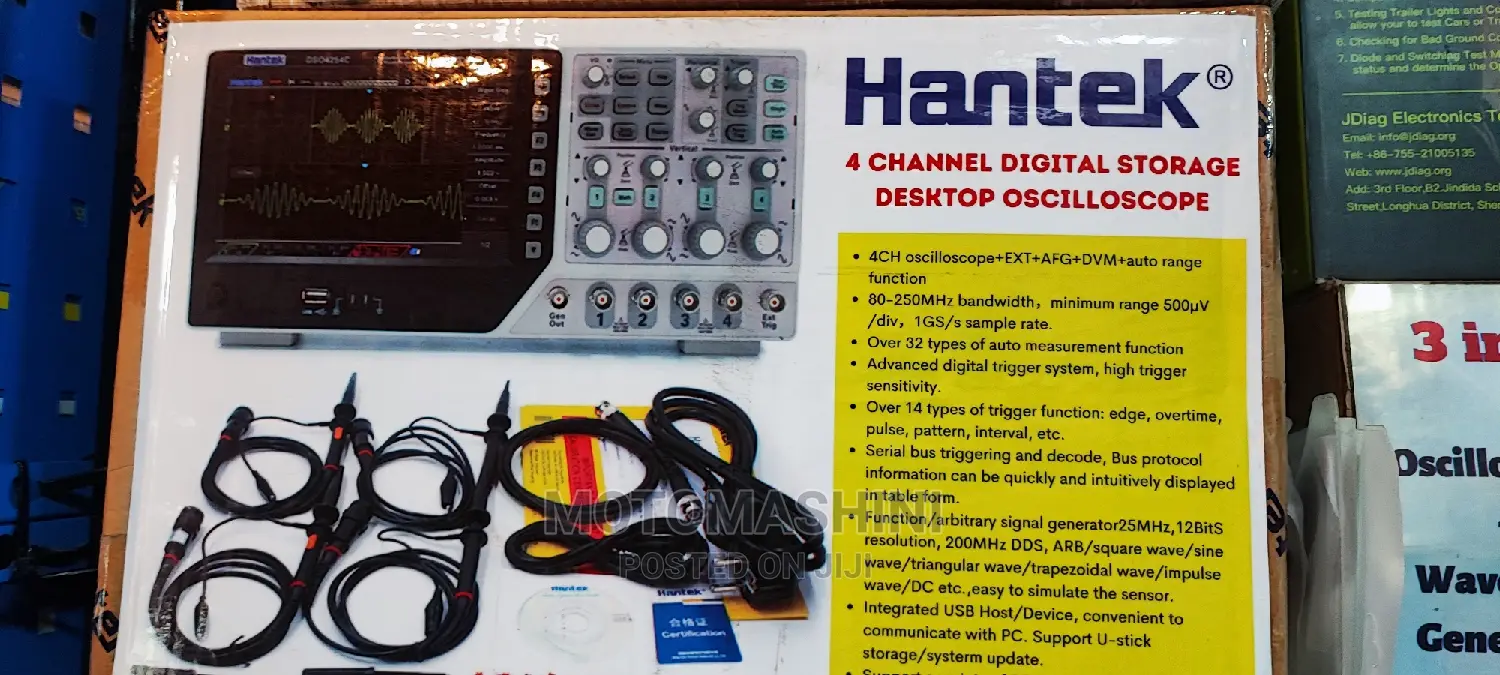 4 Channel Digital Storage Desktop Oscilloscope