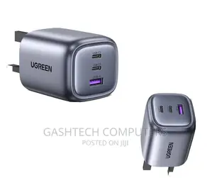 USB-A+2*USB-C 65W Gan Tech Fast Charger UGREEN