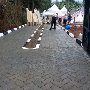 Terrazzo Tiles and Cabro in Post Construction Cleaning