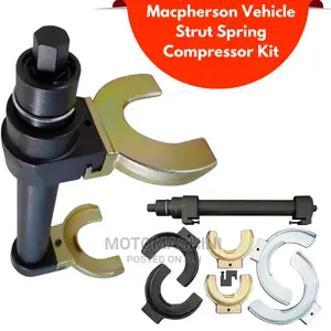 Vehicle Fork Strut Coil Spring Removal and Fitting Compressor Kit