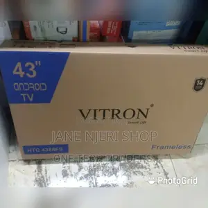 Vitron 43 Inches Quality With Bluetooth Frameless