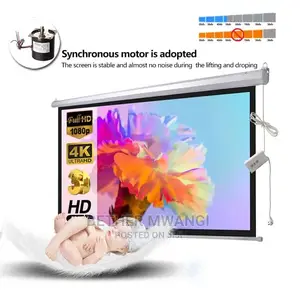 Electric Motorised Rool Down Projector Screen (HDTV)