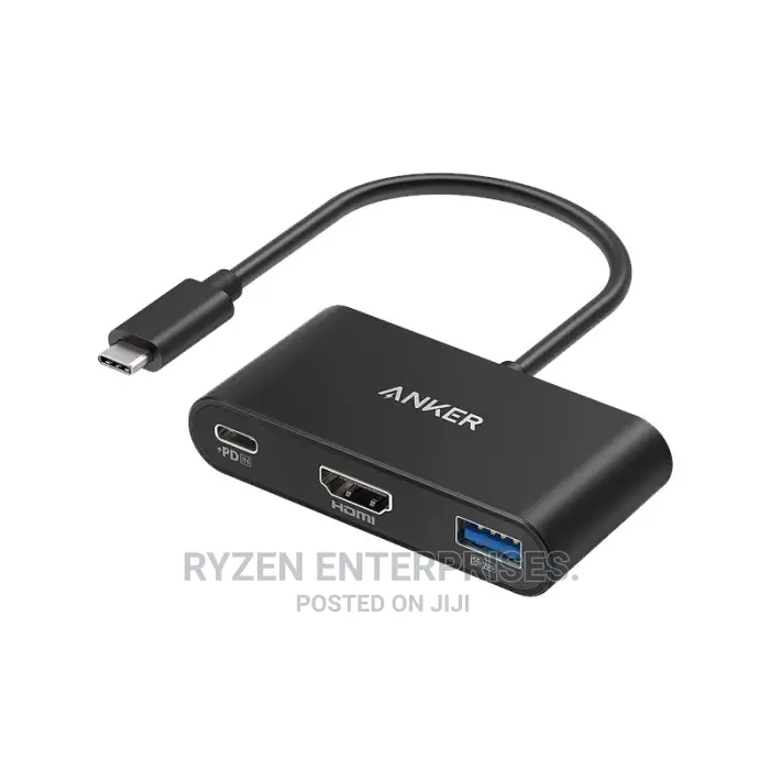 Anker Powerexpand 3-in-1 USB-C PD Hub - Gray