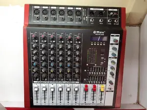 Max Professional 6 Channel Powered Mixer