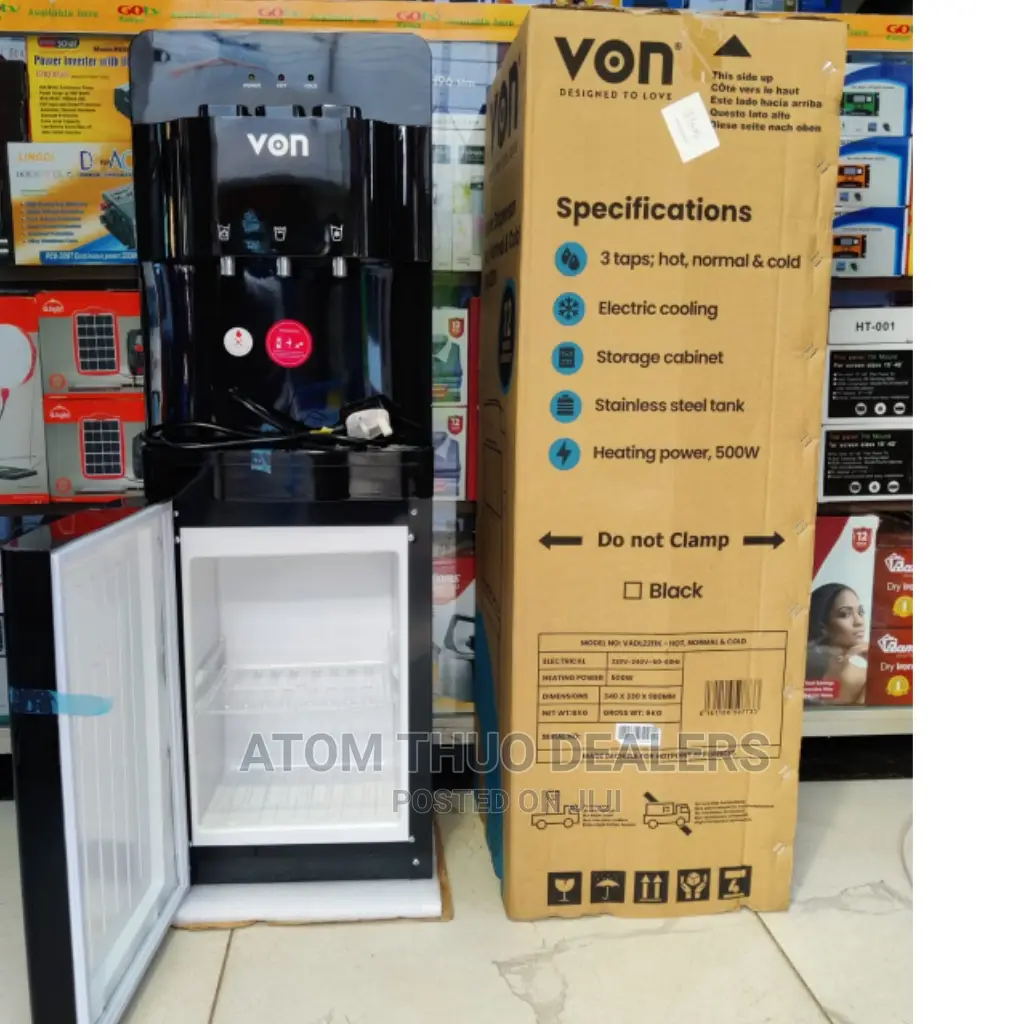 Von Dispenser Hot/Normal/Cold Black