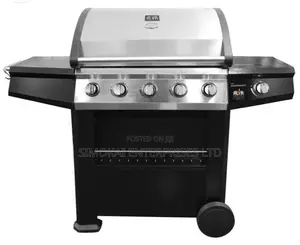 Finesse 5-Burner Stainless Steel Gas BBQ With Side Burner